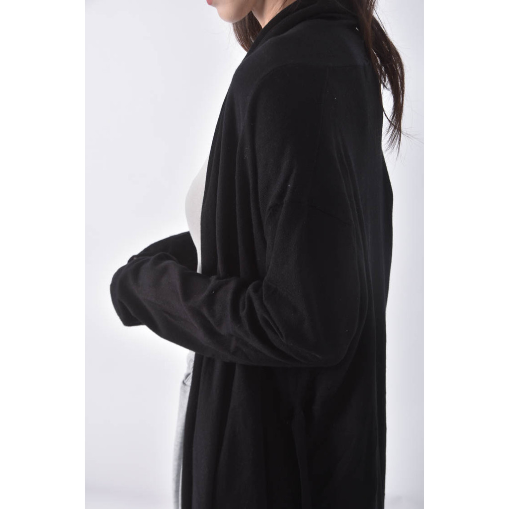 (XL) zara綁帶黑色外套二手衣, , large
