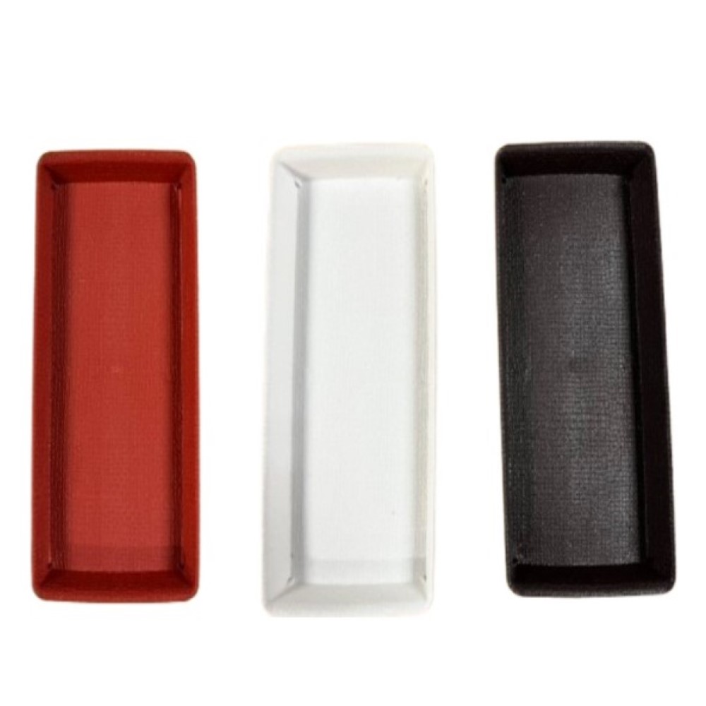 26cm Rectangular Planter Saucer Tray &ndash; Dark Brown, , large