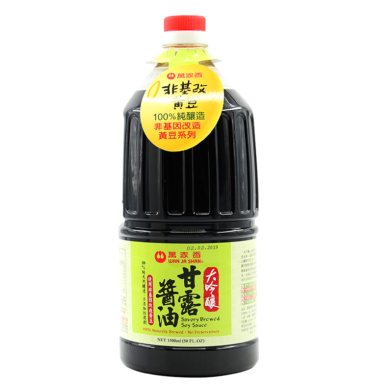 萬家香大吟釀甘露醬油1500ml, , large