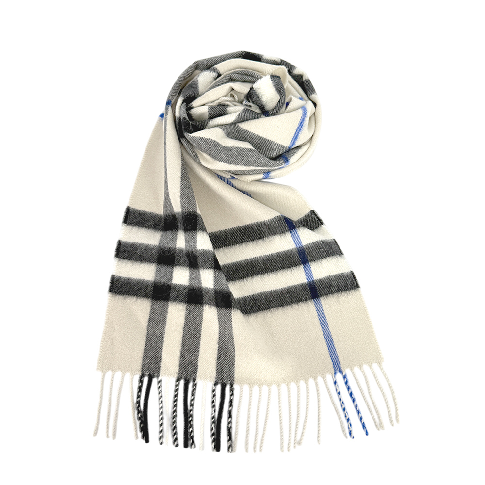 BURBERRY 基本款經典格紋喀什米爾圍巾/地衣色, , large