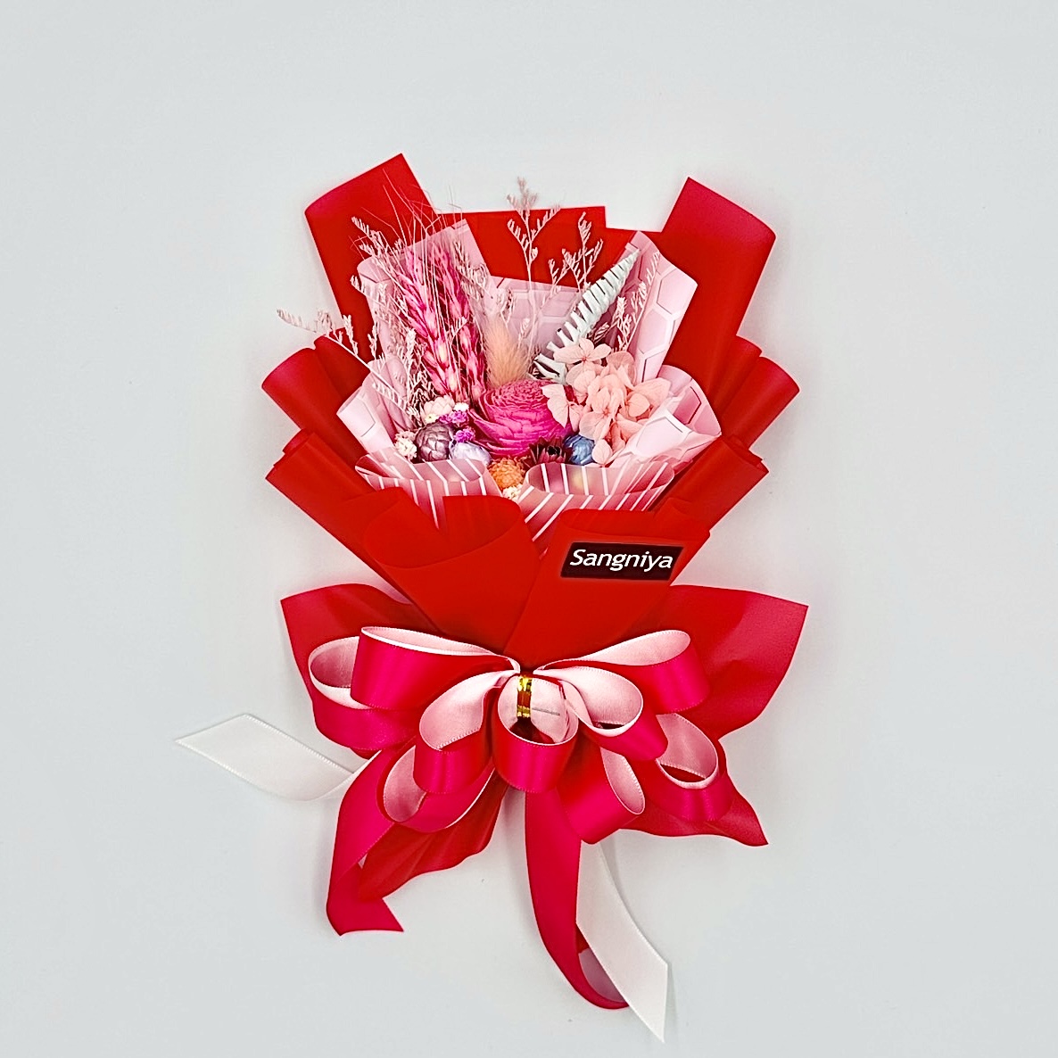 Dried flower bouquet, , large