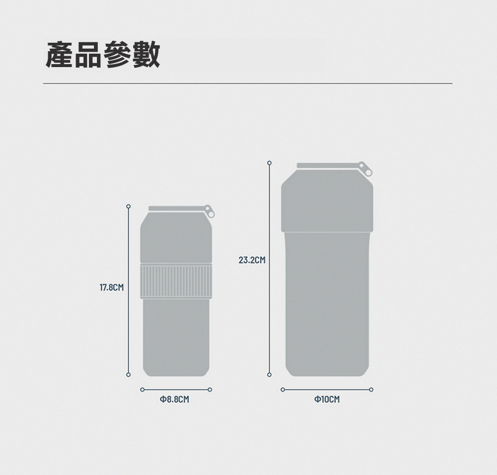 【H&R安室家】7.3cm以下適用 泰碩TYESO飲料保冷瓶(H89), , large
