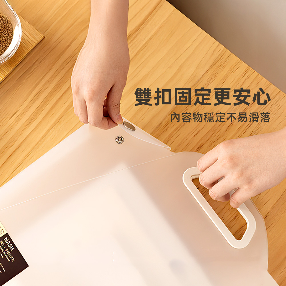 【上手家居】霧感手提文件資料袋(文件收納袋/文件袋/公文袋/網紗收納袋), , large