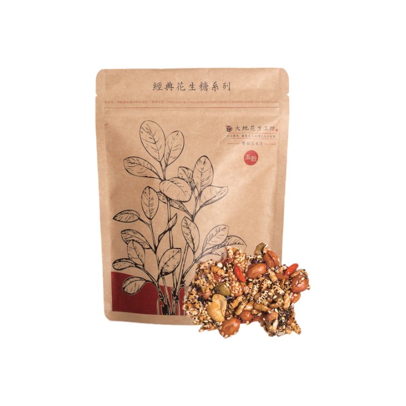 大地花生工坊-五穀花生片200G, , large