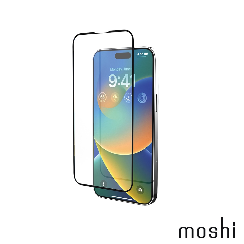 Moshi iPhone 14 AirFoil Pro 強韌抗衝擊滿版螢幕保護貼-iPhone 14, , large