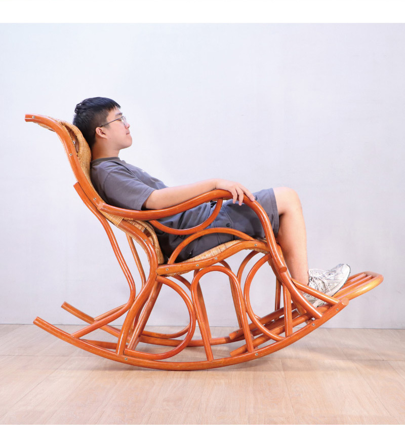 (LOGIS)悠然搖搖手工藤椅 籐椅【196-2】, , large