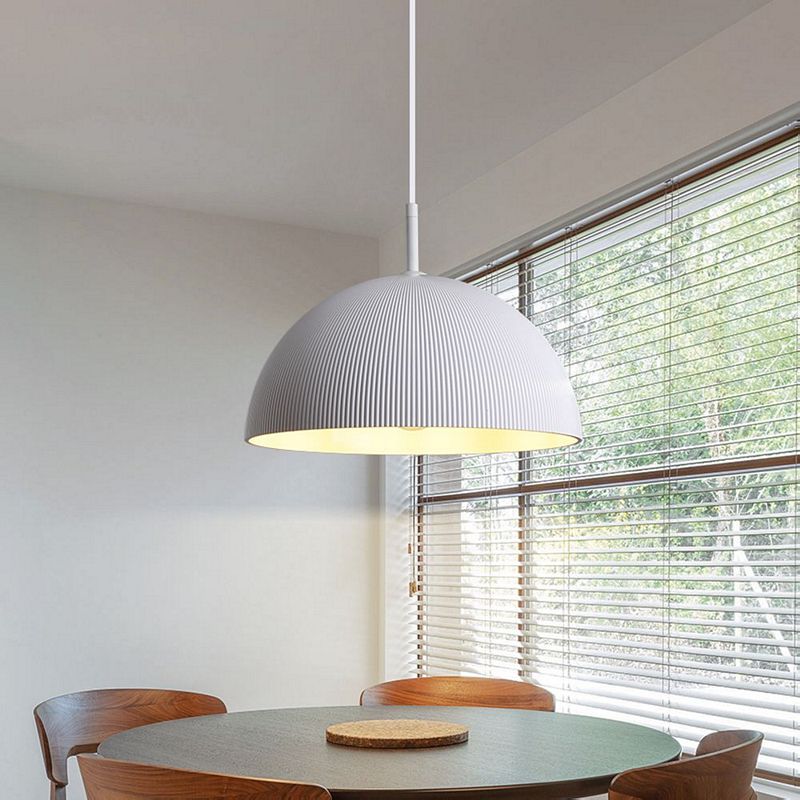 【卡米達】E27金屬餐廳單吊燈(CA5313-1P-WH), , large