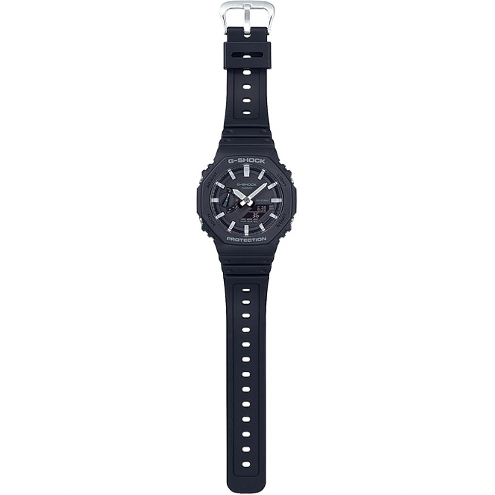 CASIO 卡西歐 G-SHOCK 八角 雙顯 電子錶 GA-2100-1A, , large