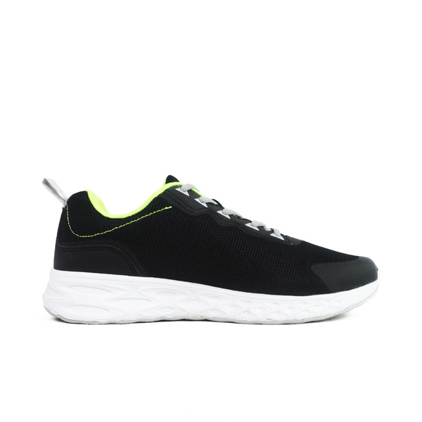 Fila Advance 男 慢跑鞋 緩衝 彈力 黑 綠 [1-J319W-016], , large