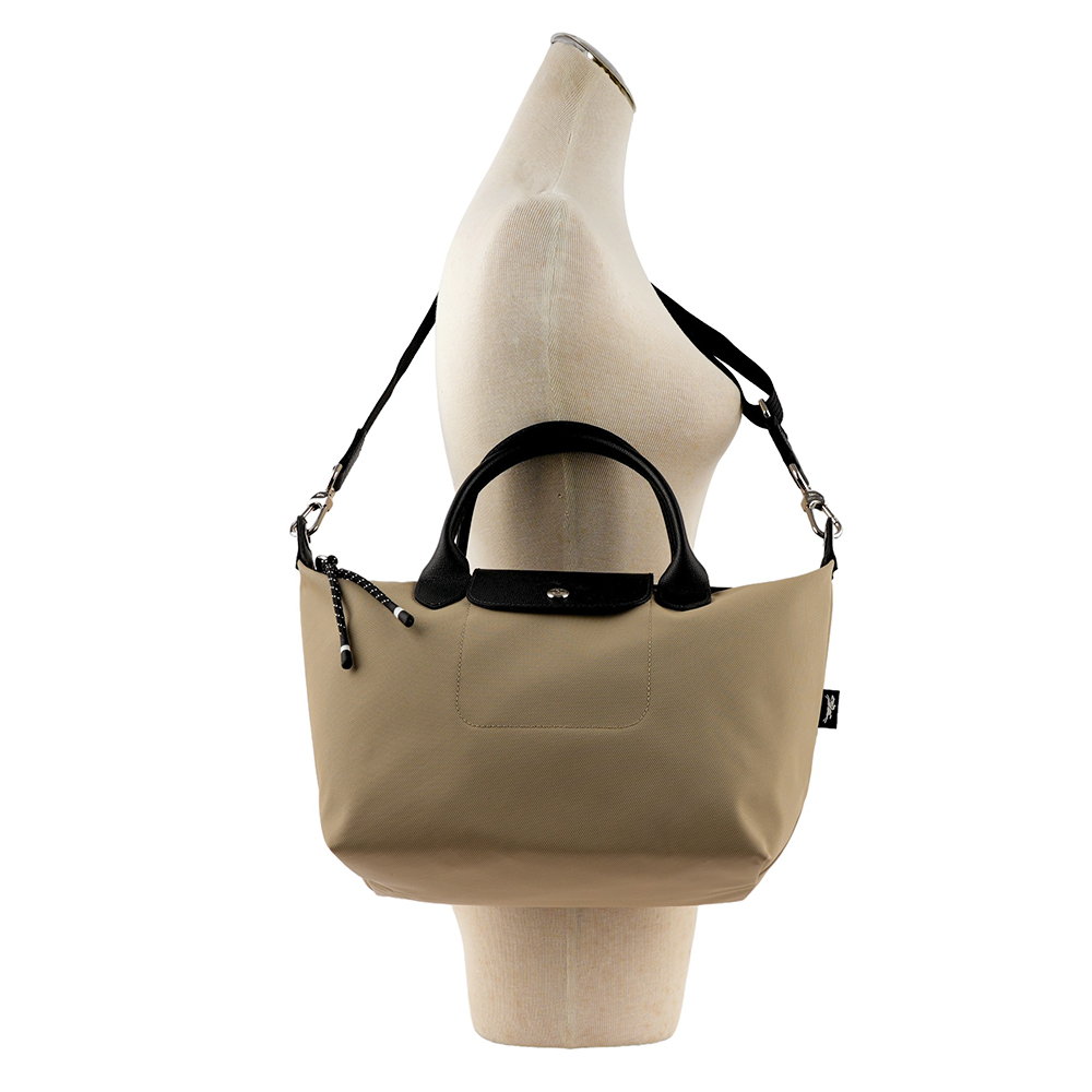 LONGCHAMP S號 LE PLIAGE ENERGY 再生帆布二用包(土褐色), , large