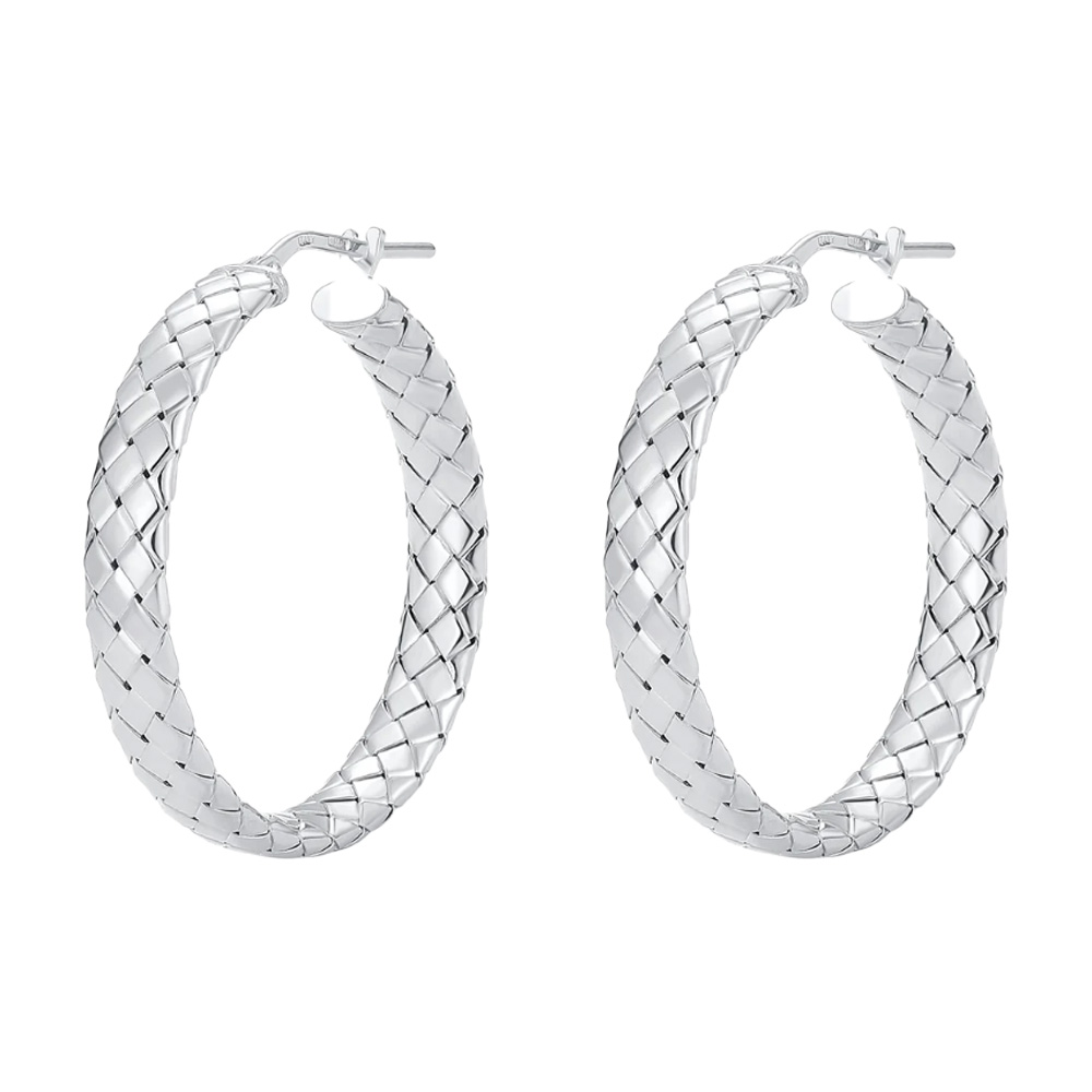 【Forever K】 Amore Braided Hoop小耳環 多款任選, , large