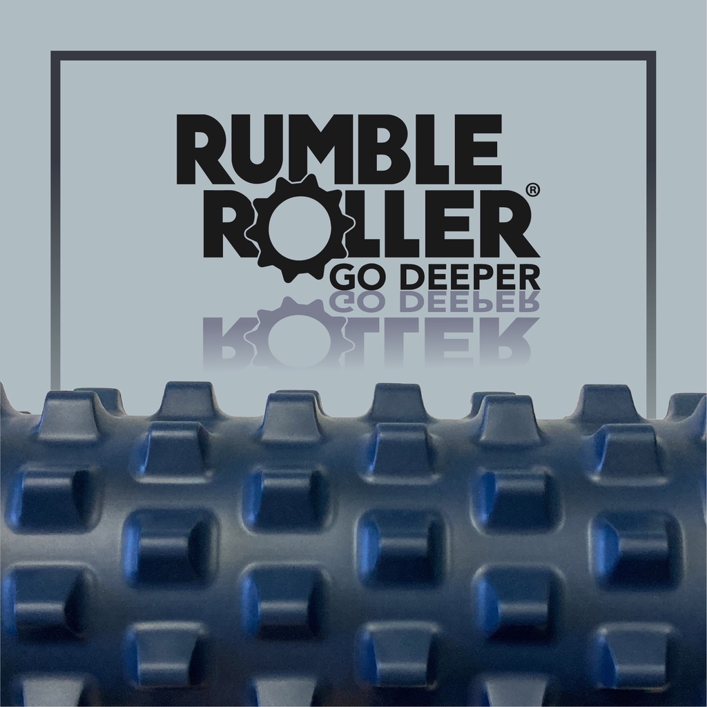 [秉宸] Rumble Roller 深層按摩滾輪 狼牙棒 短版33cm 滾筒 標準版硬度 代理商貨, , large