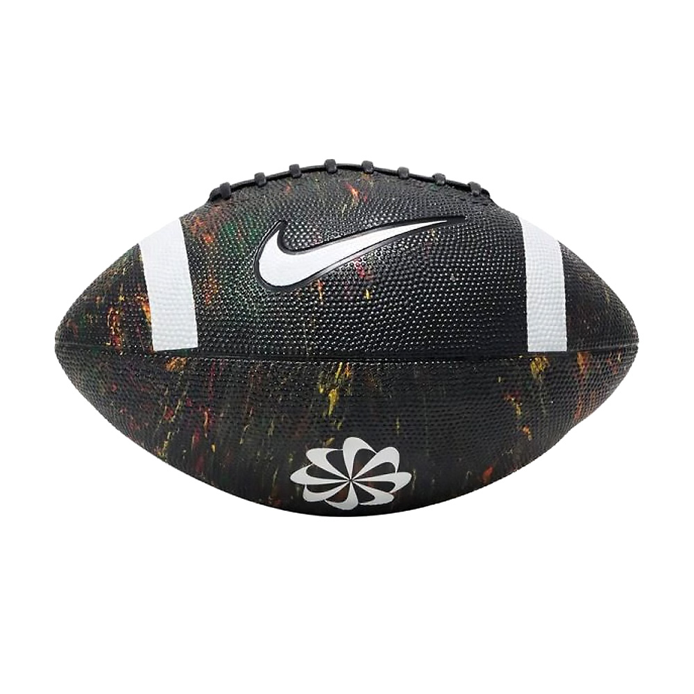 NIKE PLAYGROUND 橄欖球 9號球 美式橄欖球 比賽 訓練 戶外 運動 橡膠 耐用 緊密 黏手 手感佳 黑 棕, , large