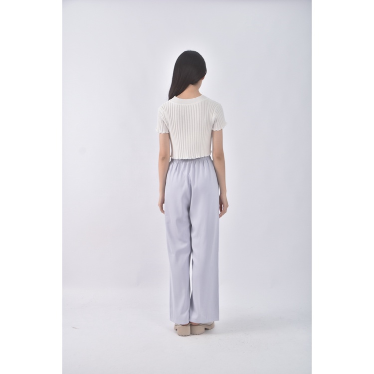 (S) 高腰寬鬆紫色長褲二手衣, , large