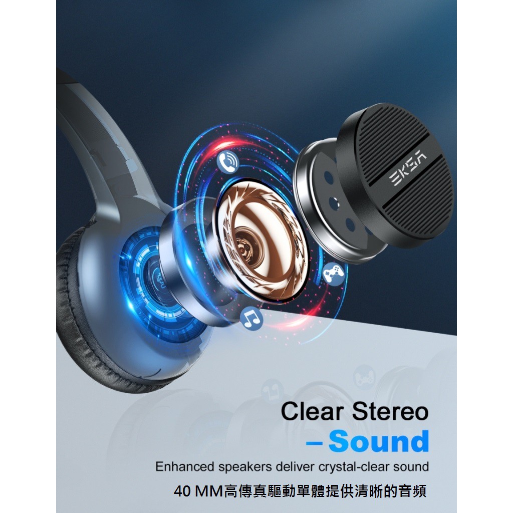 EKSA H12E 專業降噪通話耳麥, , large