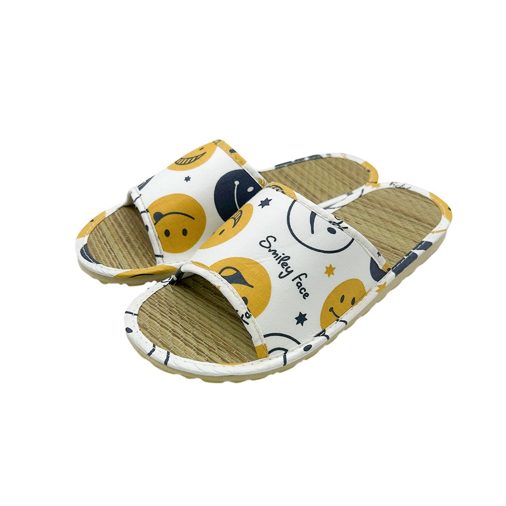 D025笑顏暖心藺草拖, , large