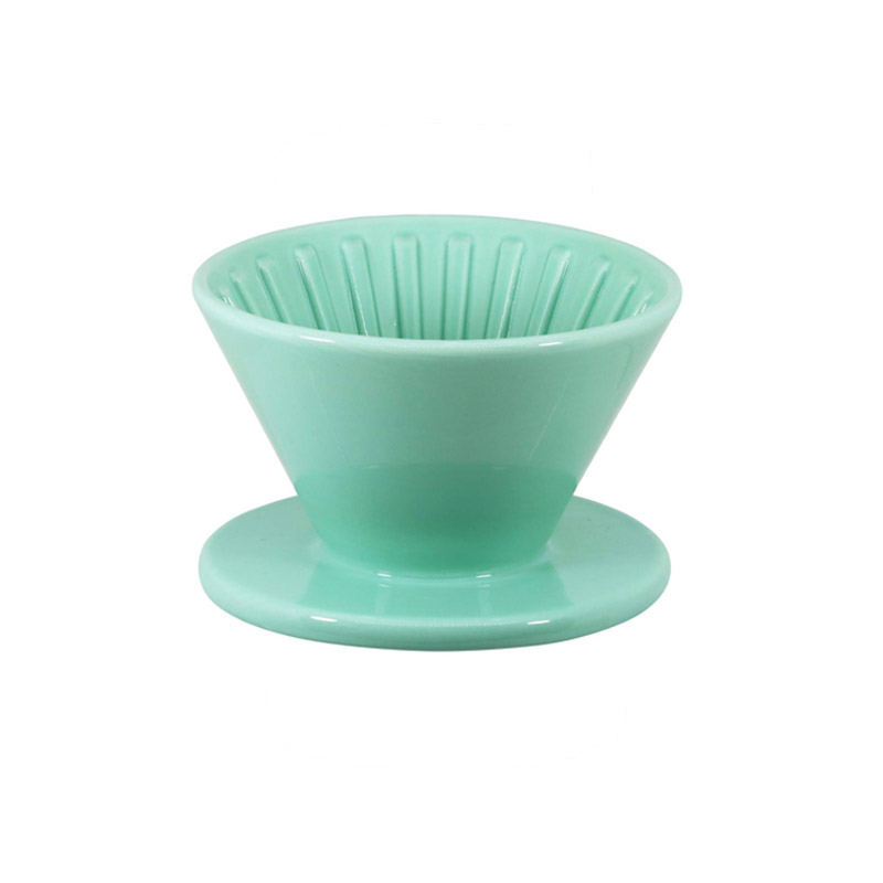 [寶馬牌 錐形陶瓷濾杯 1-4杯 綠色] JA-06-02-C-G, , large