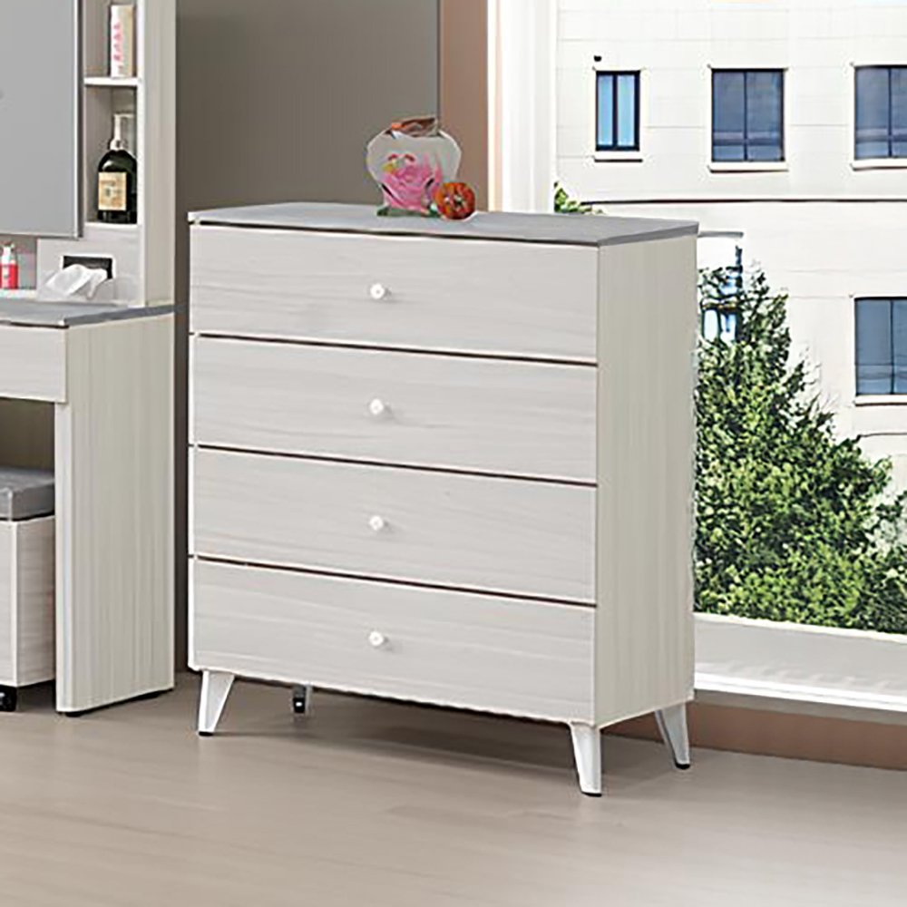 【Hampton 漢汀堡】凱拉白榆木四斗櫃, , large