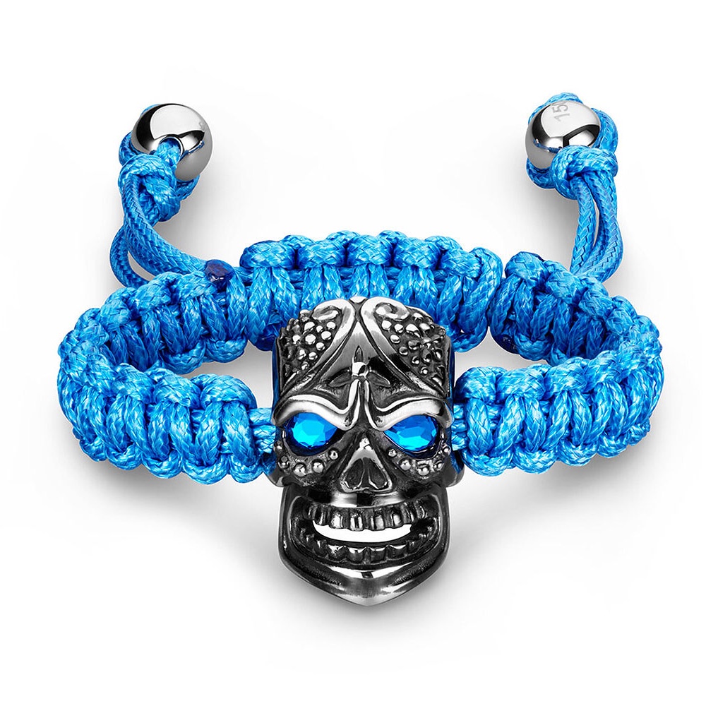 BOMBERG 炸彈錶 藍色大巨頭骷髏手環 (JW-BLT-SP.M31.6), , large