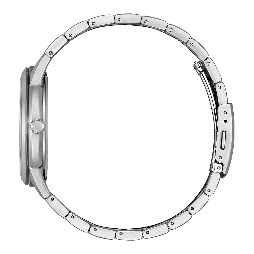 CITIZEN 星辰 光動能簡約大三針手錶-40mm AW1231-66A, , large
