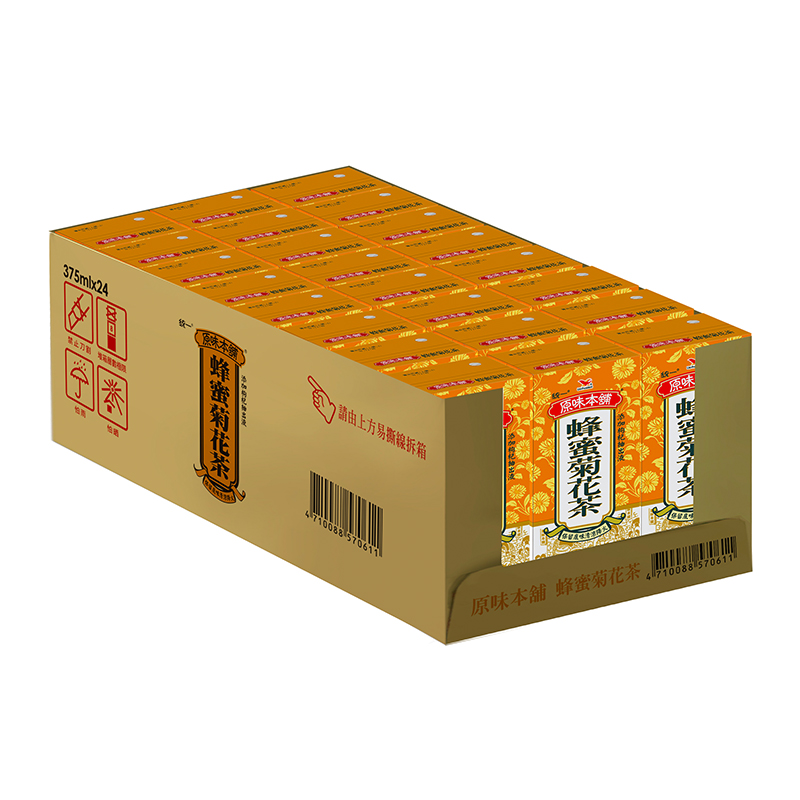 原味本舖蜂蜜菊花茶 375ml, , large