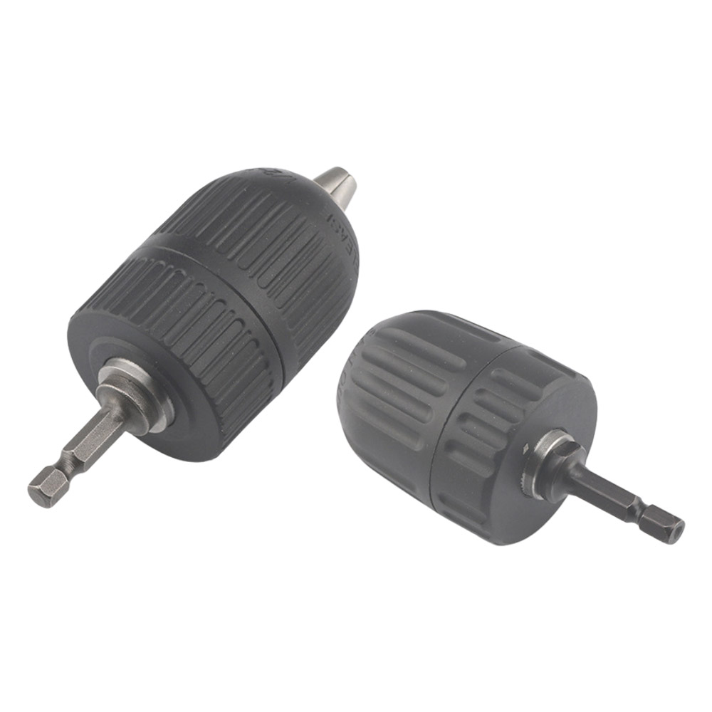 輕量化耐震動起子機轉電鑽六角柄轉接三爪夾頭0.8-10mm, , large