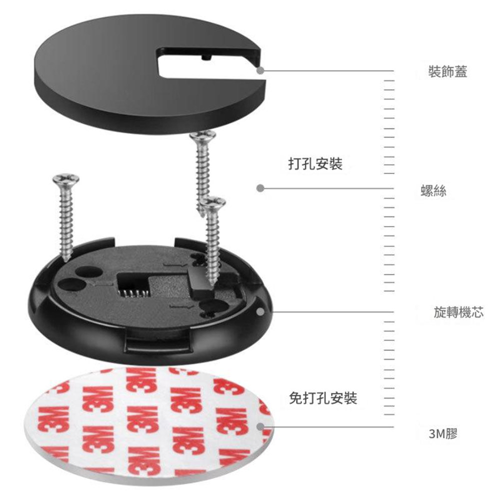 High-strength wind-resistant mechanical doorstop - brushed silver, , large