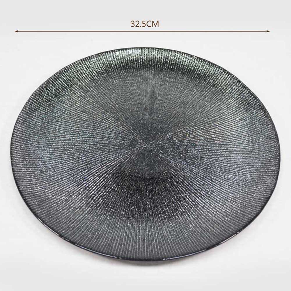METALLIC GLASS PLATE, , large