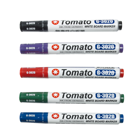 【Tomato】環保無毒 G-3020 白板筆 12支/盒 3030-01~08  -  多款可選, , large