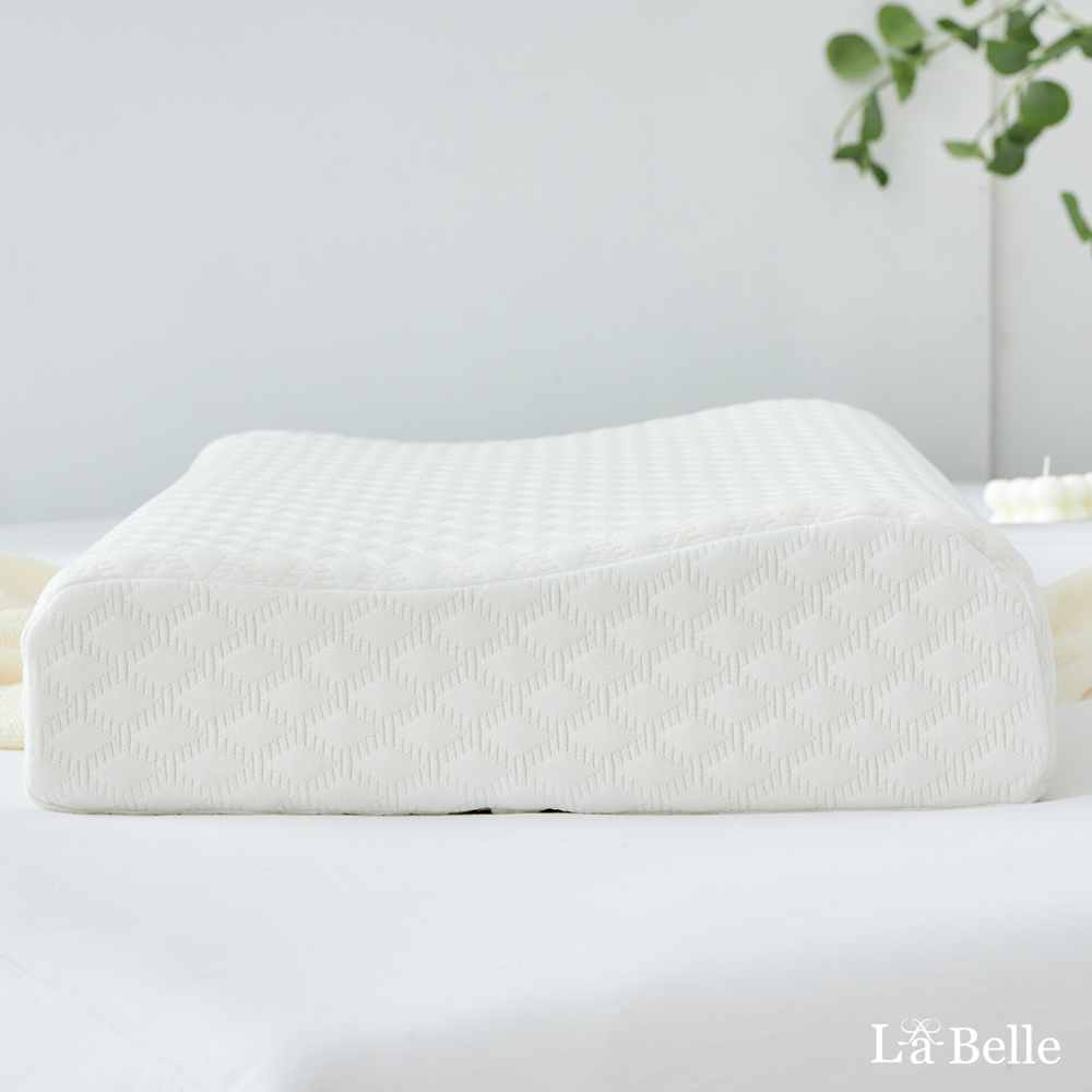 【Great Living 格蕾寢飾】義大利La Belle 舒眠人體弓型 支撐釋壓枕頭 60x40cm, , large