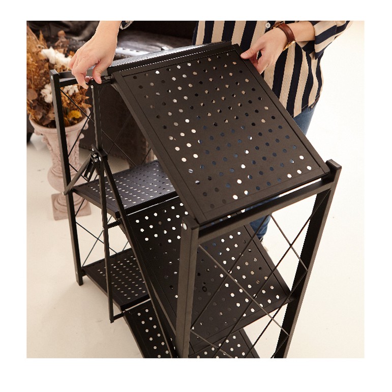 【H&R安室家】 萬用三層可移式置物推車/餐車 KCF06, , large