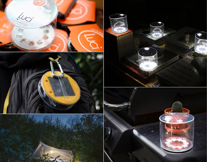 【iSOLAR】美國 LUCI 太陽能防水手提燈(白光款 買就送LUCI緊急款) 可折疊 IP67 戶外露營 照明燈 緊急照明 充氣式 布置 禮物贈送, , large