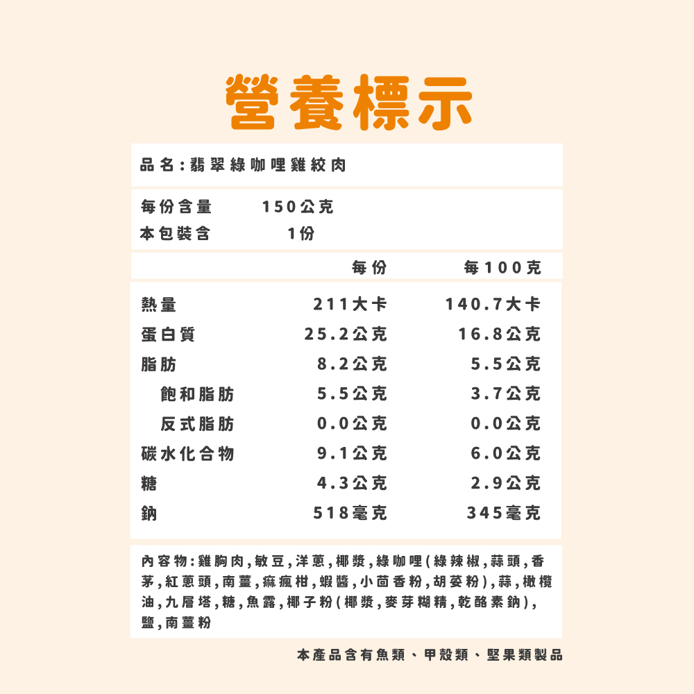【杰森食代】翡翠綠咖哩｜雞絞肉料理(150g/包)｜選用雞胸肉製成｜精心調味簡單方便｜健身&日常都適合的美味, , large