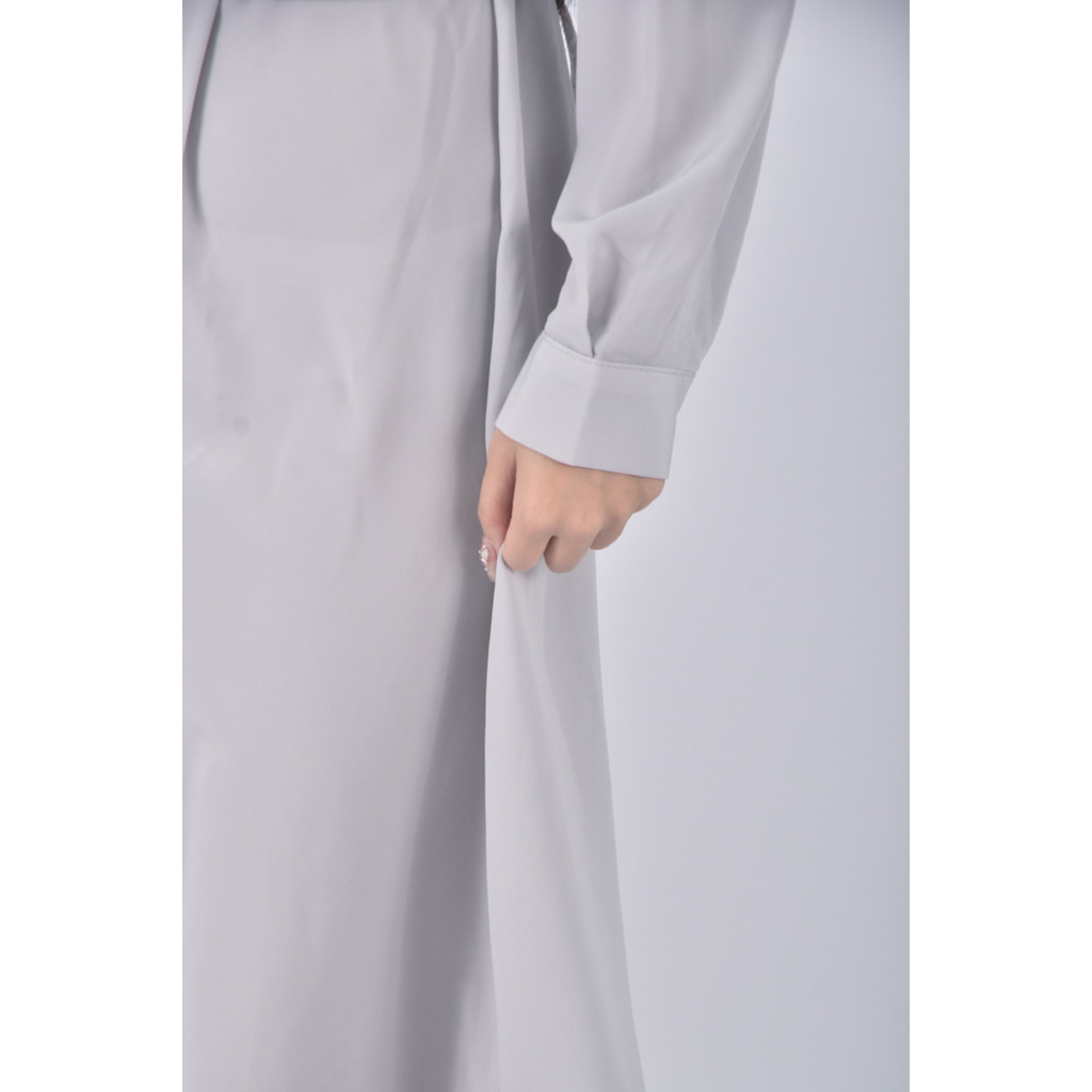 (M) fave seoul韓牌質感長袖綠色洋裝二手衣, , large