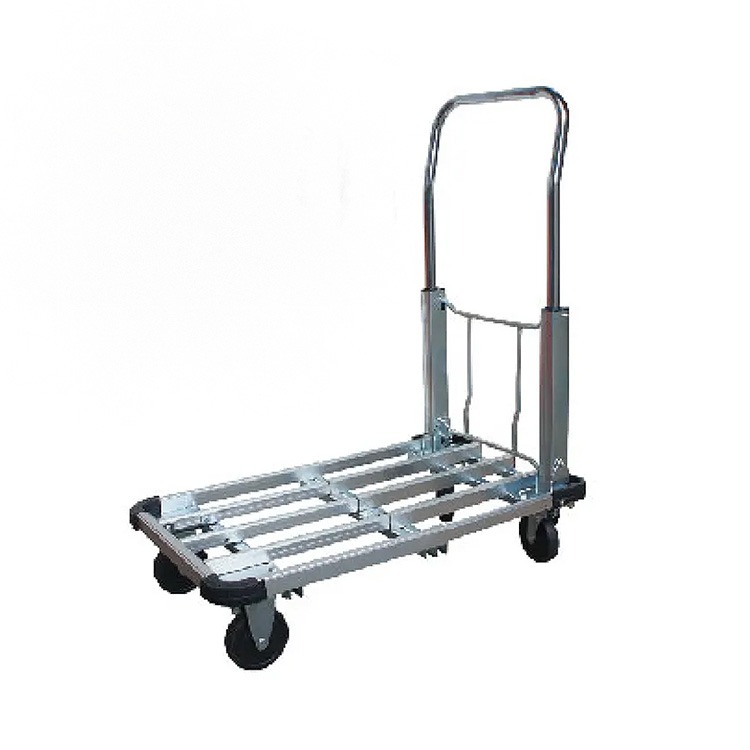 【得貹】四輪鋁車 710x410x850 mm 附4吋高級扁輪 台灣製 /台, , large