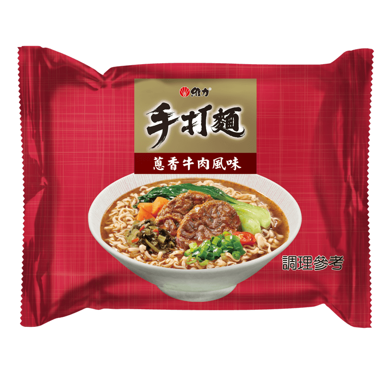 維力手打麵蔥香牛肉風味80g, , large