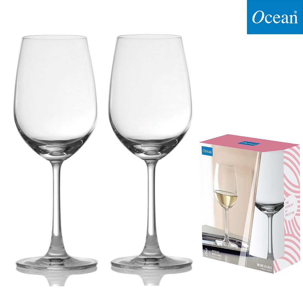 Ocean 麥德遜白酒杯 2入禮盒組 金益合玻璃器皿, , large