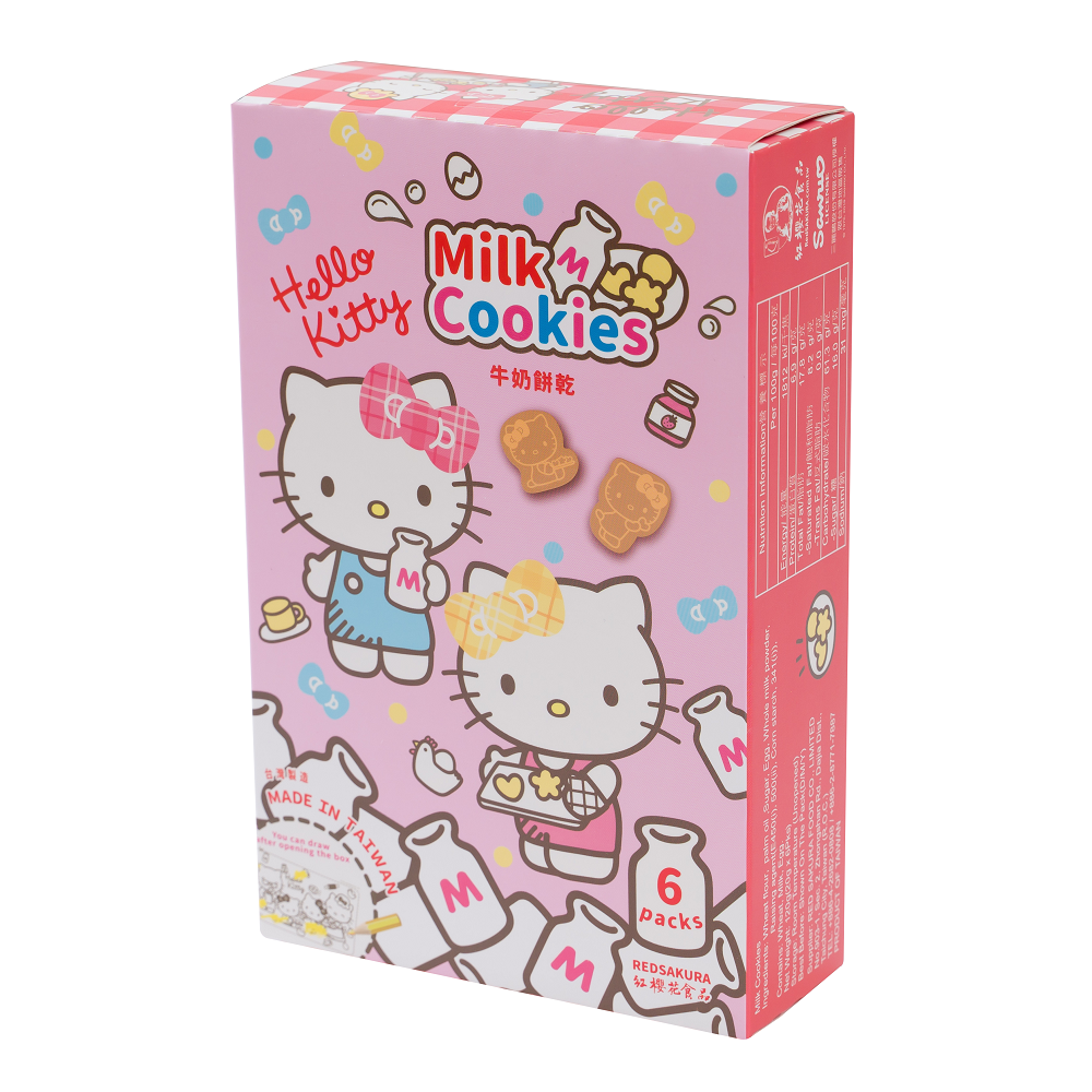 Hello Kitty 牛奶小曲奇-6入, , large