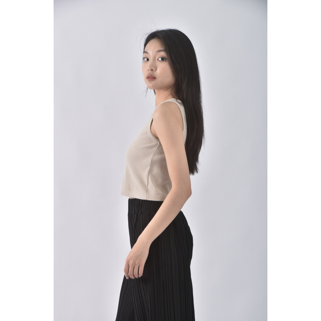 (S) we we無袖杏色上衣二手衣, , large