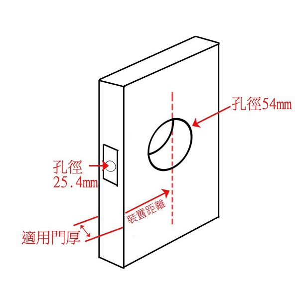喇叭鎖 鋁門鎖 門鎖 幸福牌 1000型 喇叭鎖 房門鎖 LK1000 裝置距離60mm/85mm 圓柱型鎖玄關, , large