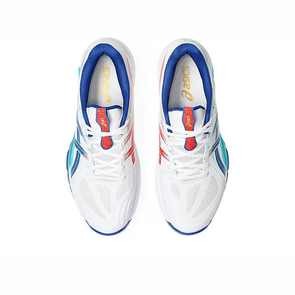 Asics Powerbreak Ff 男 羽球鞋 一期一會 支撐 抗扭 瞬移 白 藍 [1071A121-960], , large