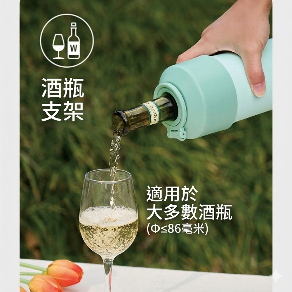 【H&R安室家】7.3cm以下適用 泰碩TYESO飲料保冷瓶(H89), , large