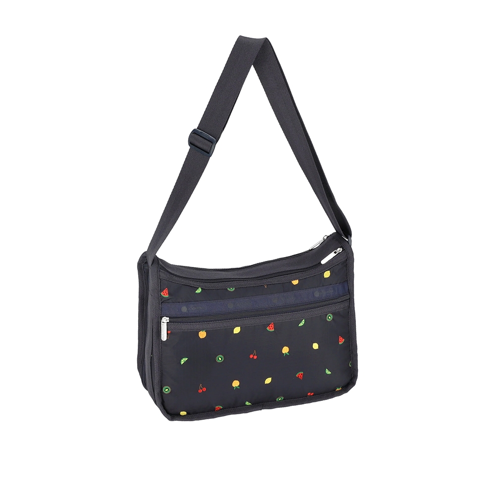 Lesportsac Deluxe Everyday Bag 奢華斜背包 送禮推薦-鮮果彩繡, , large