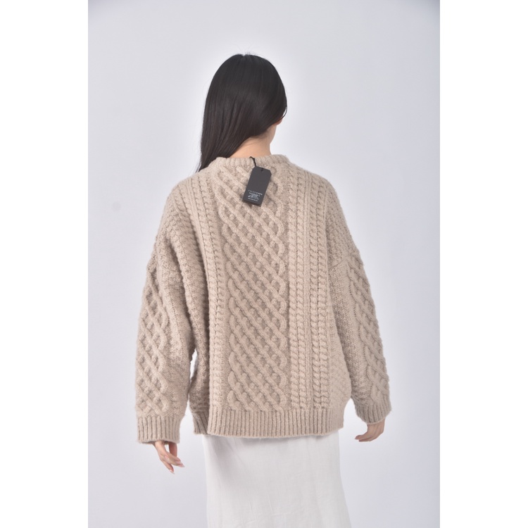 (F) chloe chen質感杏色毛衣二手衣, , large