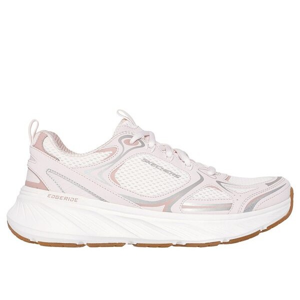 Kixpress-Skechers Edgeride 女 運動休閒鞋 舒適 穿搭 粉紅 銀 [150475PNK], , large