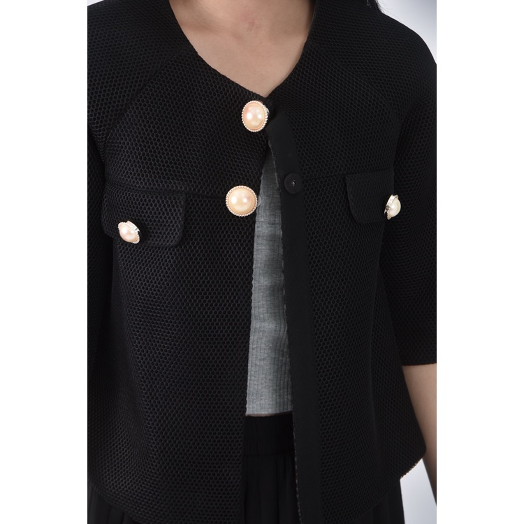 (S) moma質感黑色外套二手衣, , large