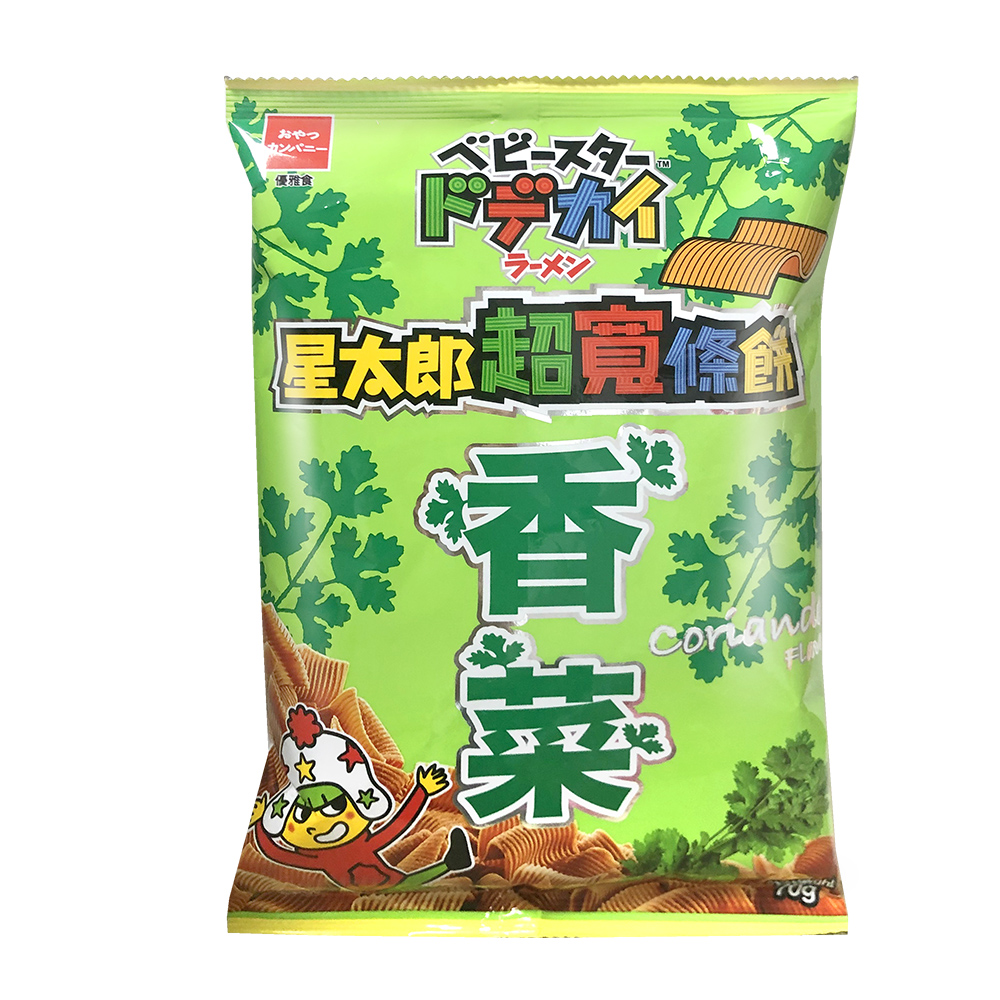 Oyatsu Wide Ramen Snack Coriander Flavor
