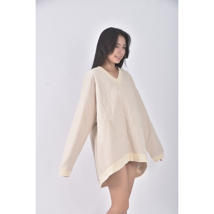(XL) mouggan質感杏色長袖上衣二手衣, , large