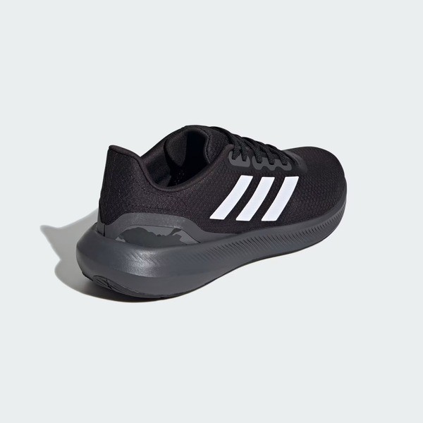 Adidas Runfalcon 3.0 男 慢跑鞋 運動 休閒 跑鞋 透氣 緩震 基本款 黑灰白 [IE0742], , large