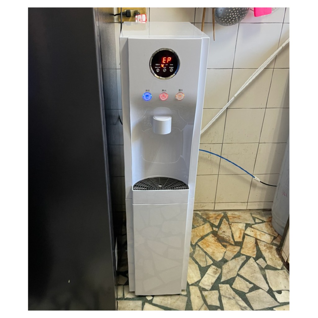 【麗水生活】豪星HM-290 冰冷熱飲水機 內置RO.5道 落地式飲水機 (白色) 豪星牌 HAOHSING 1003, , large
